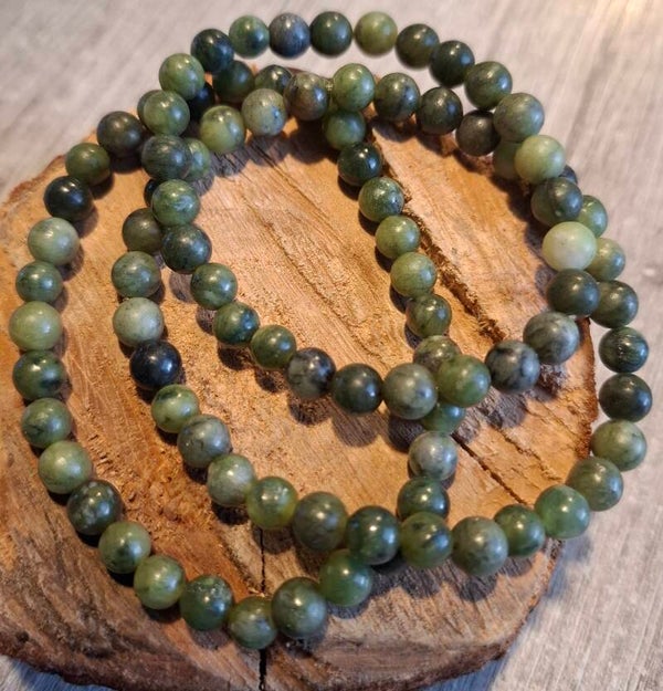 6mm groene jade