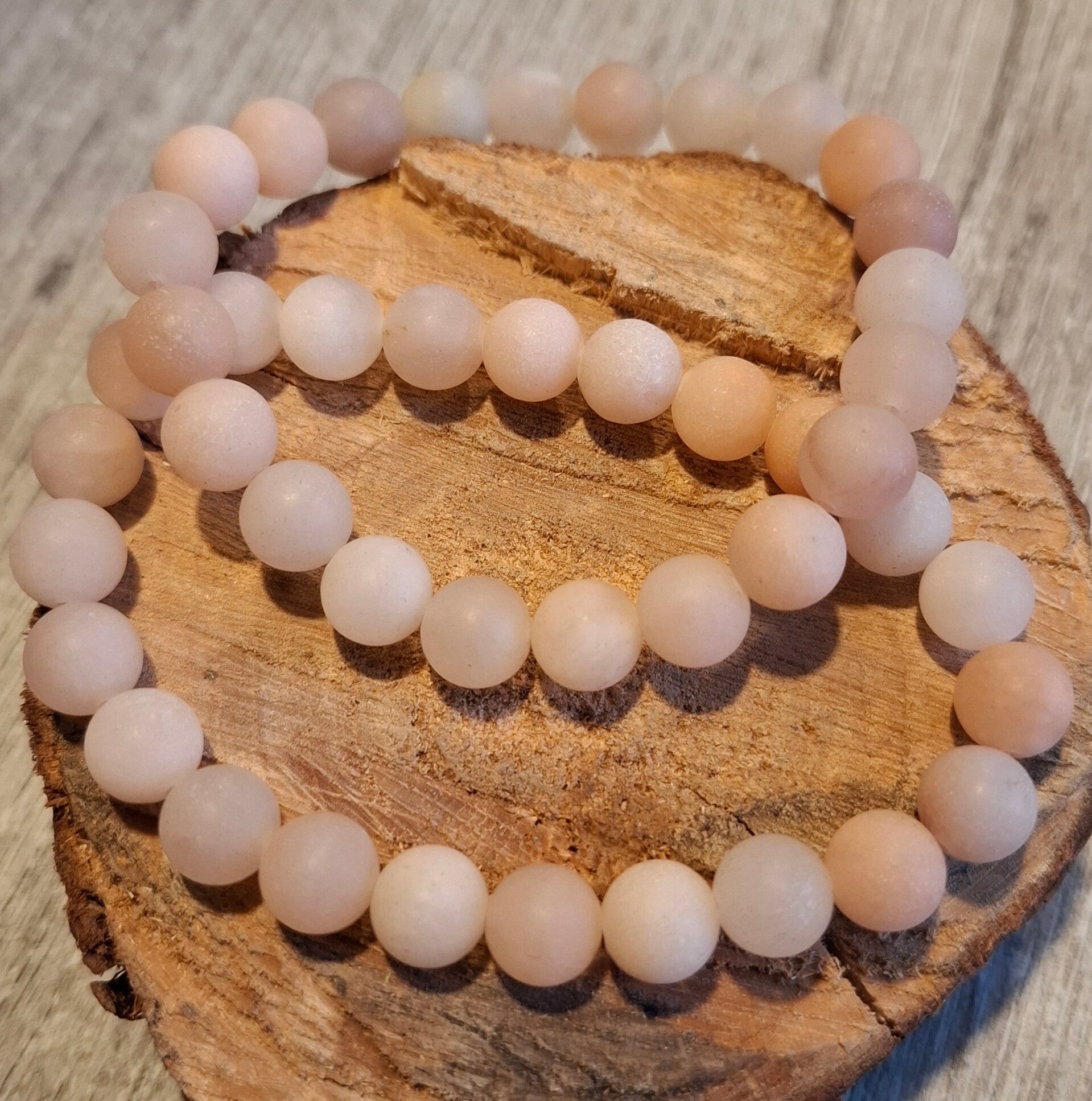 8mm matte oranje aventurijn
