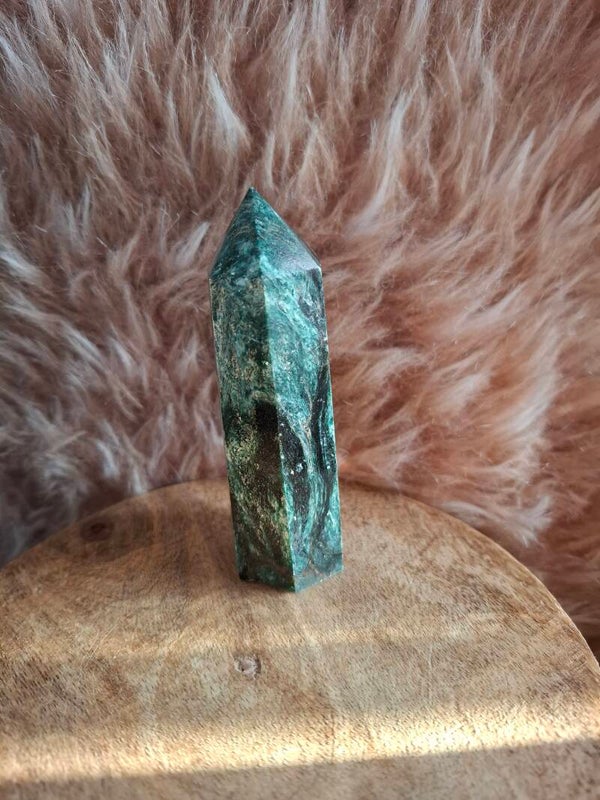 Groene mica punt