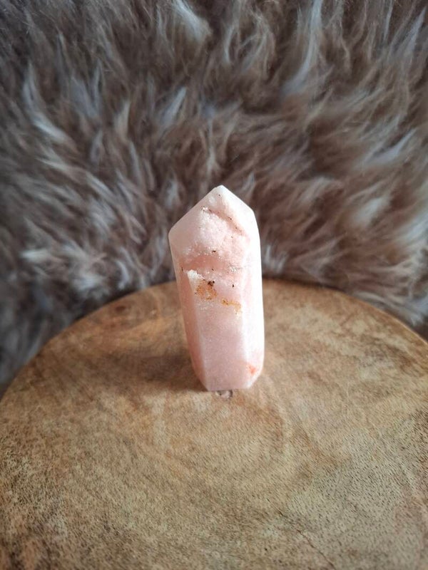 Roze amethist punt
