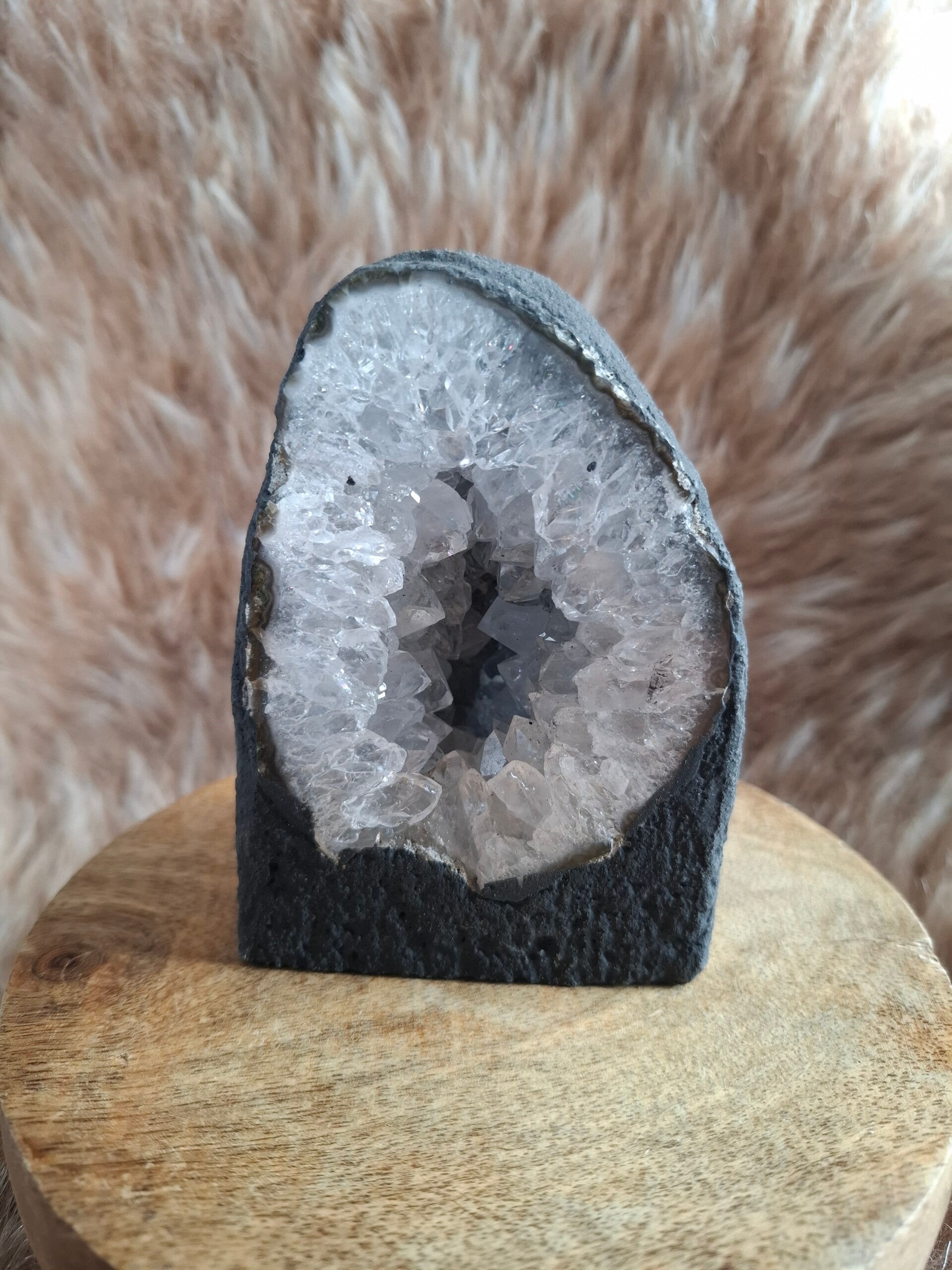 Bergkristal geode