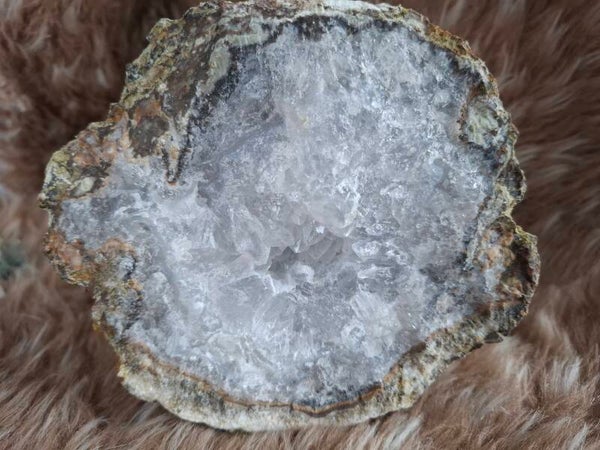 Bergkristal geode