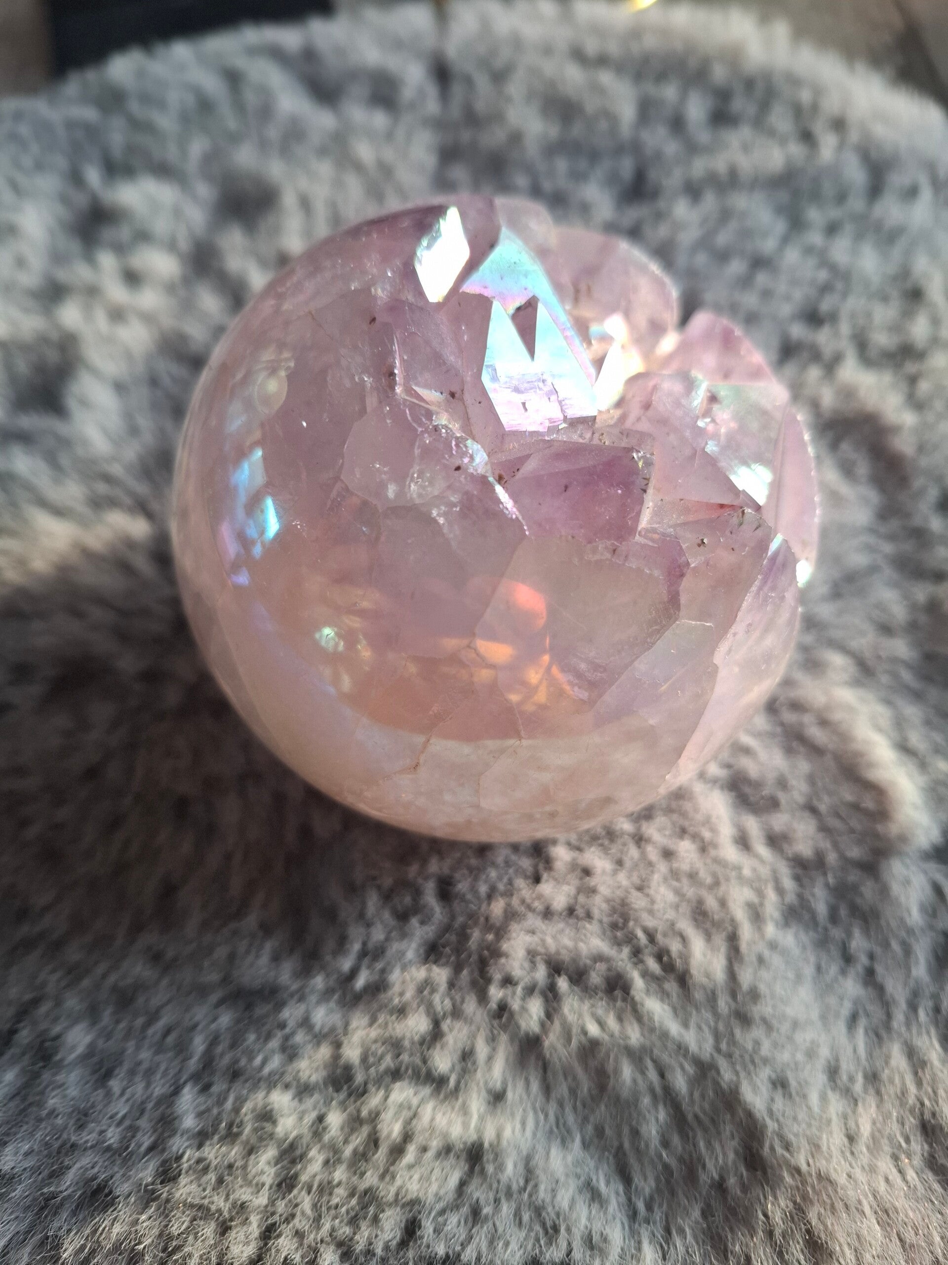 Angel aura amethist bol