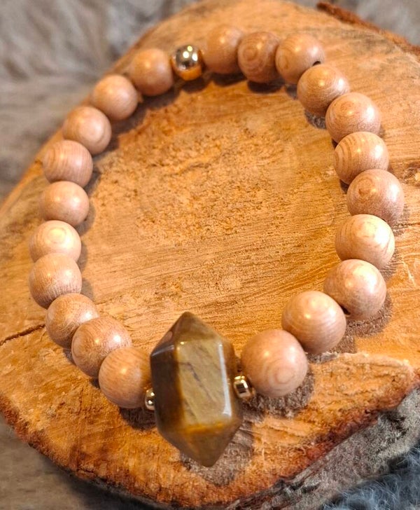 Tijgeroog armband