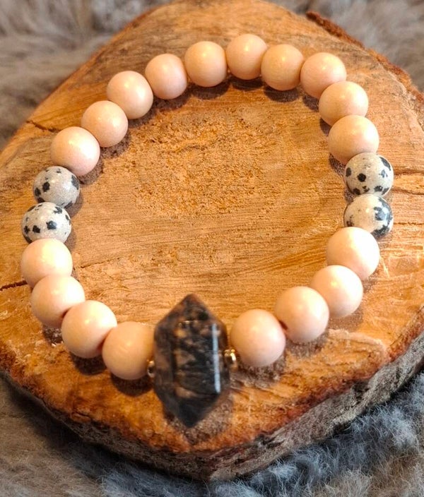 Rhodoniet armband