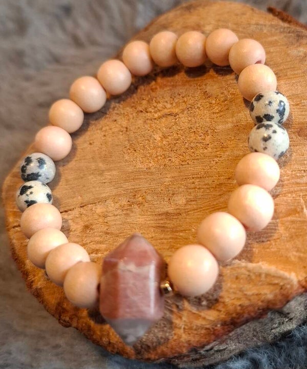 Rhodochrosiet armband