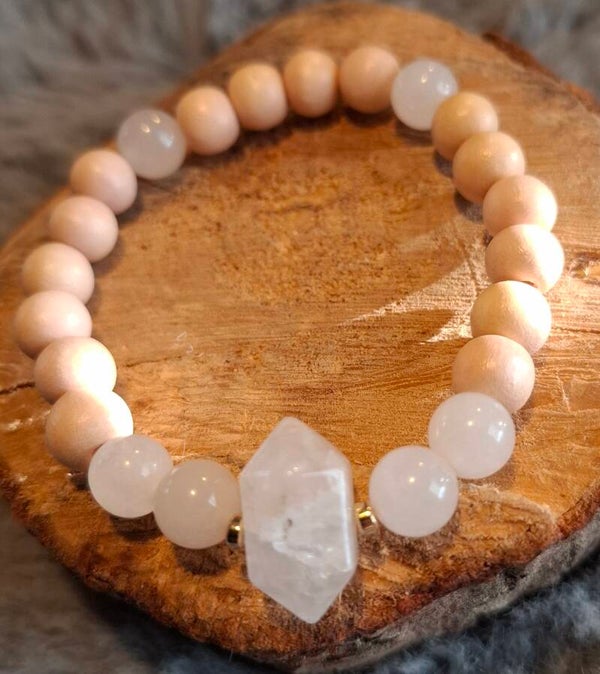 Bergkristal armband
