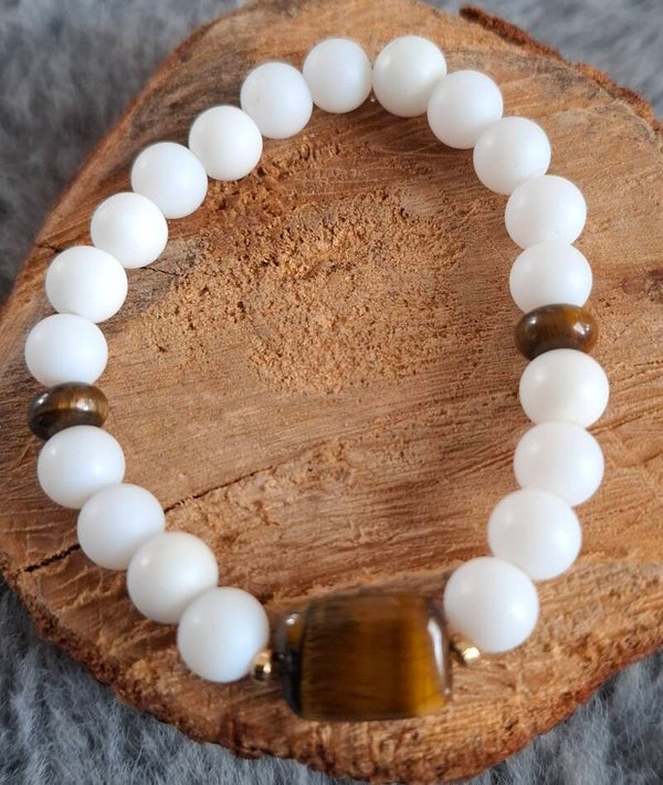 Tijgeroog armband