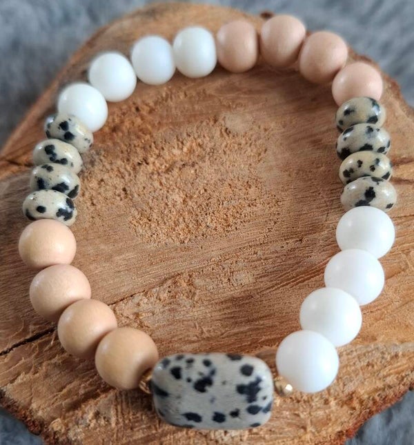 Dalmatiër Jaspis armband