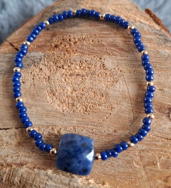 Lapis lazuli armbandje