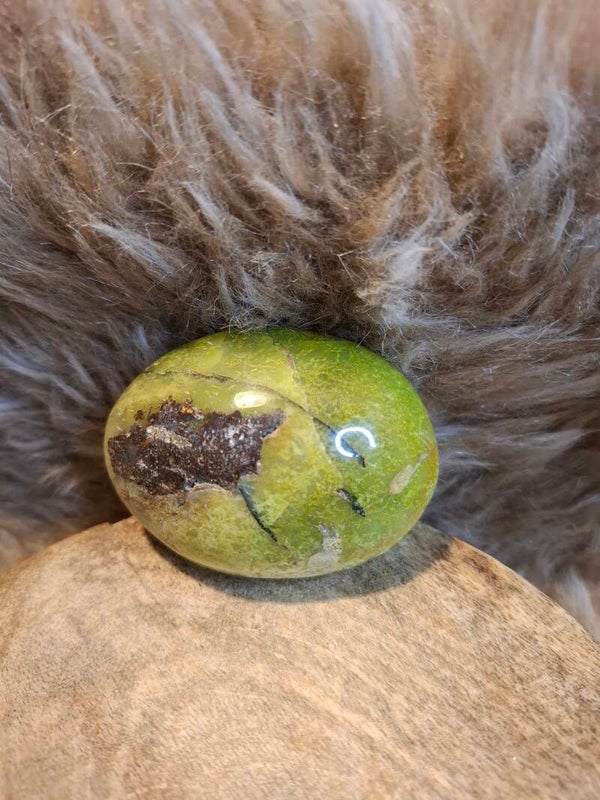 Groene opaal palmsteen