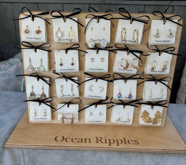 Ocean Ripples Wooden Stand (enquire by email)