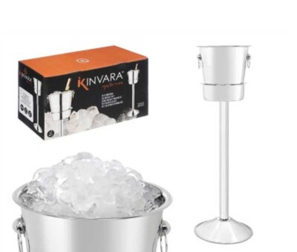 SET CUBITERA ACERO 22 CM SOPORTE