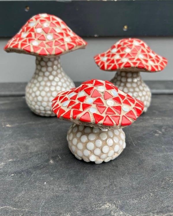 Paddestoielen set van 3