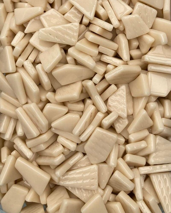 Snippets glasmozaïek Cream 100 gram