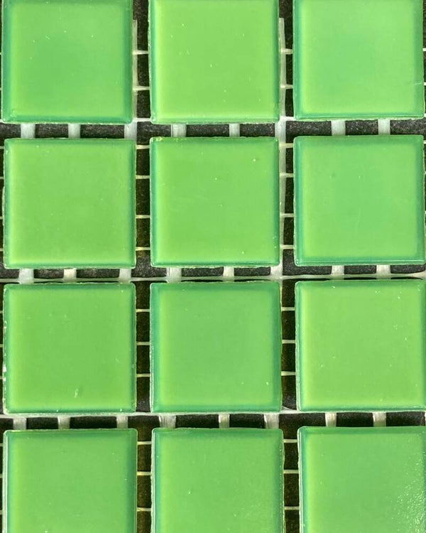 Glas mozaiek Luxe tegel 3023 Kiwi  20 x 20 mm 25 stuks