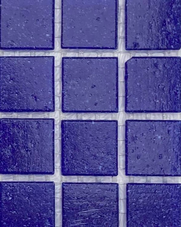 Glas mozaiek Classic 2020 Cobalt 20 x 20 mm 25 stuks