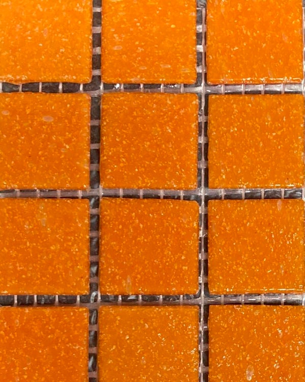Glas mozaiek Classic 2093 Mandarin 20 x 20 mm 25 stuks