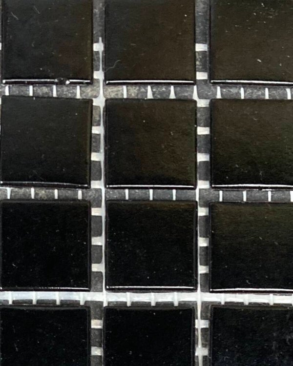 Glas mozaiek Classic 2049 Black 20 x 20 mm  25 stuks
