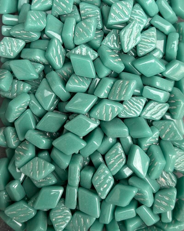 Ruitjes Mid Teal 50 gram