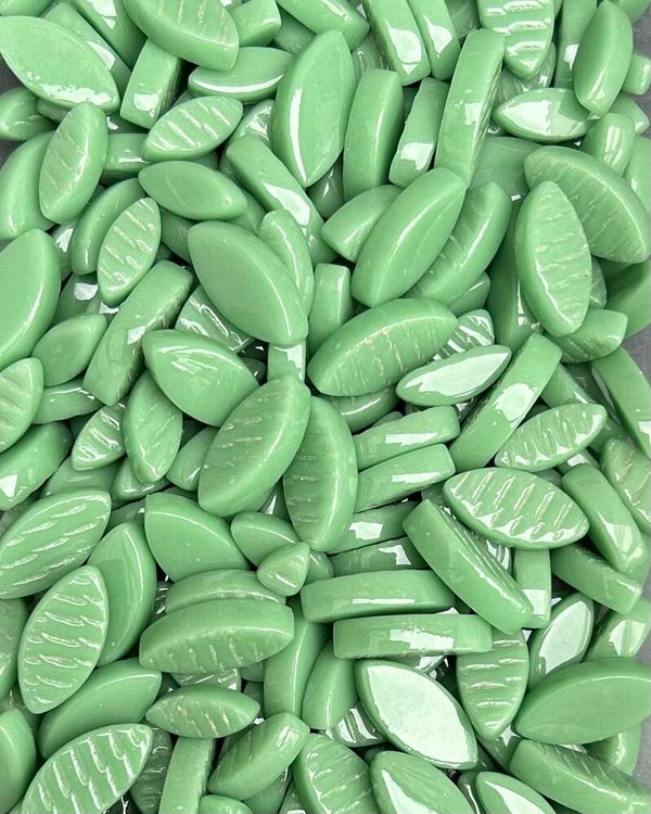 Glas bloemblaadjes Meadow Green 50 gram