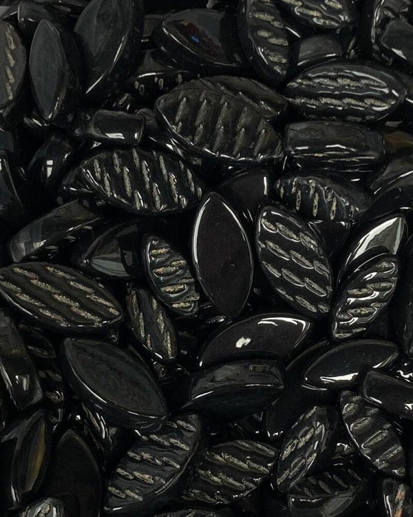 Glas bloemblaadjes Black Opal 50 gram