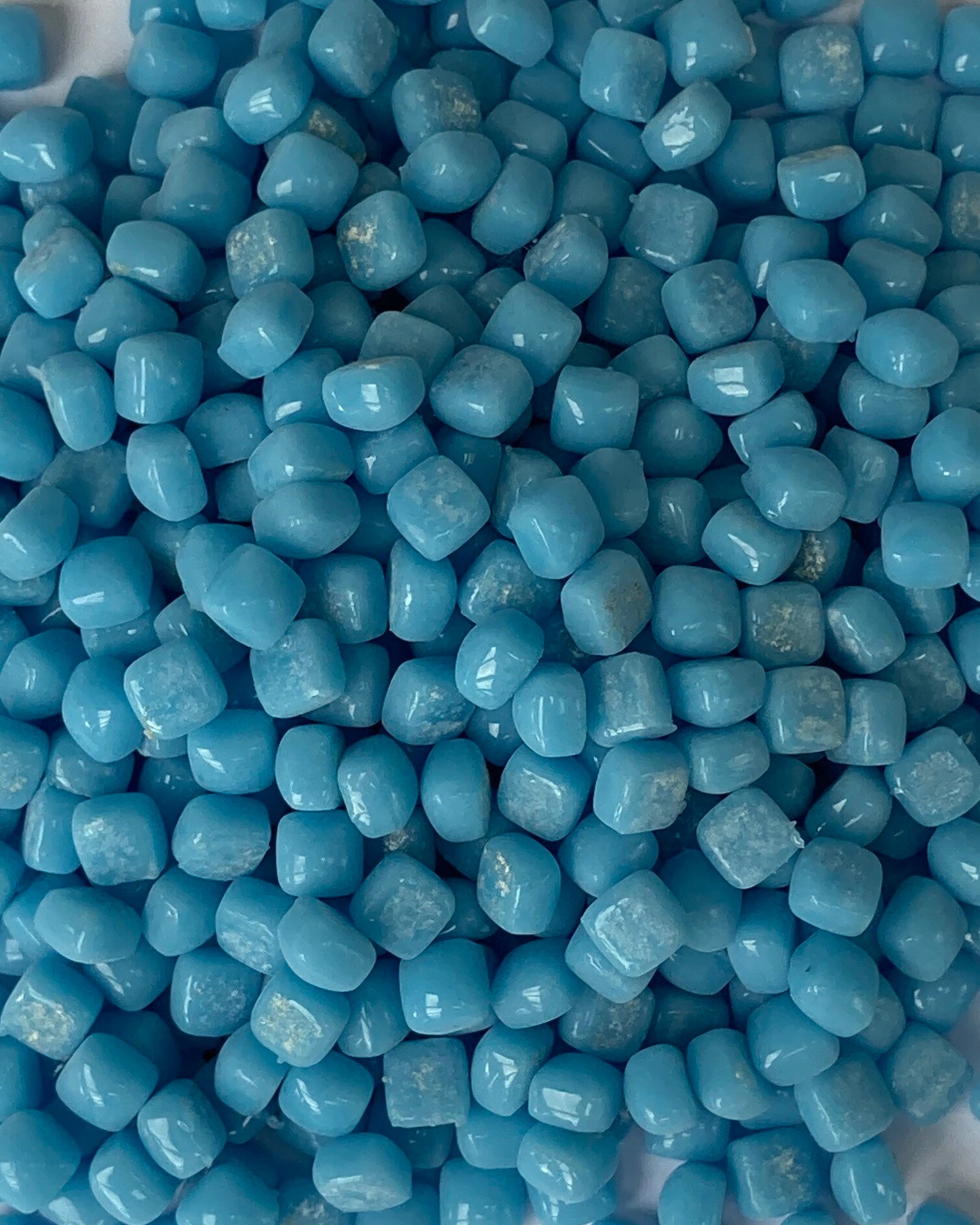 Cubes  4,8 mm Turquoise 10 gram