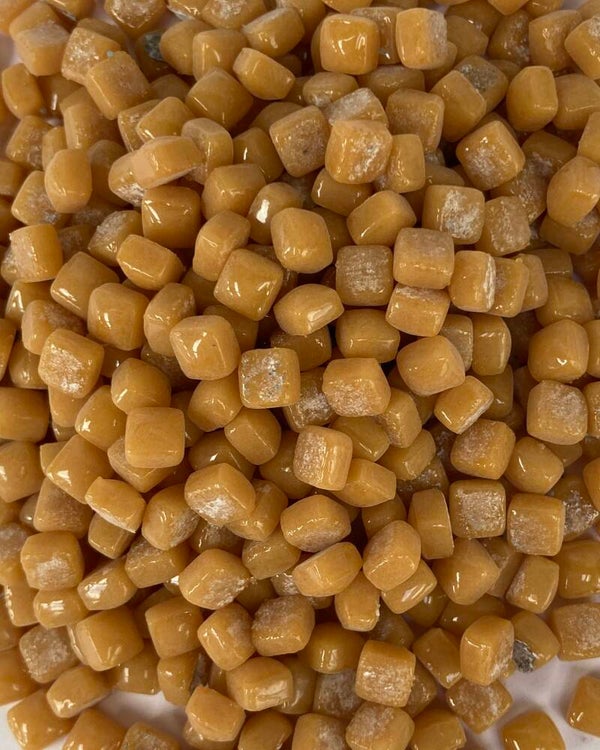 Cubes 4,8 mm Amber 10 gram