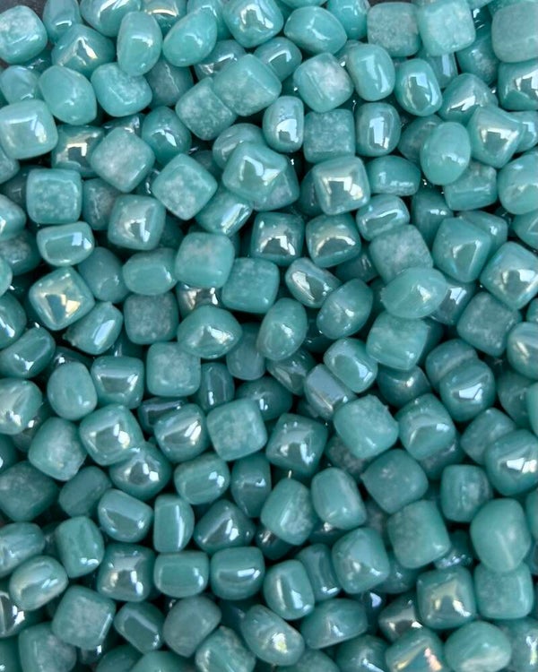 Cubes Parelmoer 4,8 mm Mid Teal 10 gram