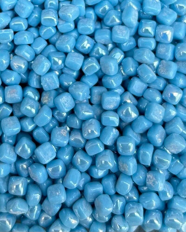 Cubes Parelmoer 4,8 mm Turquoise 10 gram