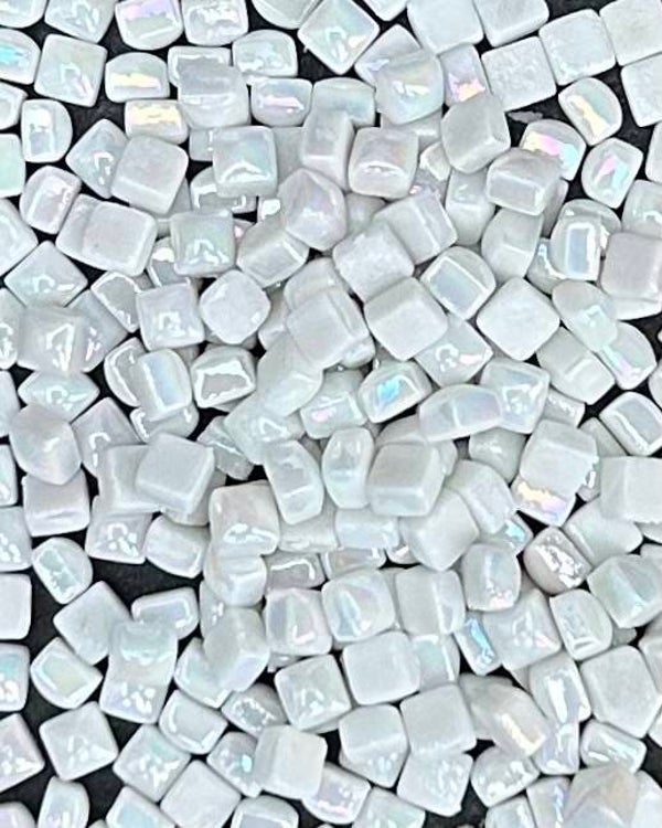 Cubes Parelmoer 4,8 mm Wit