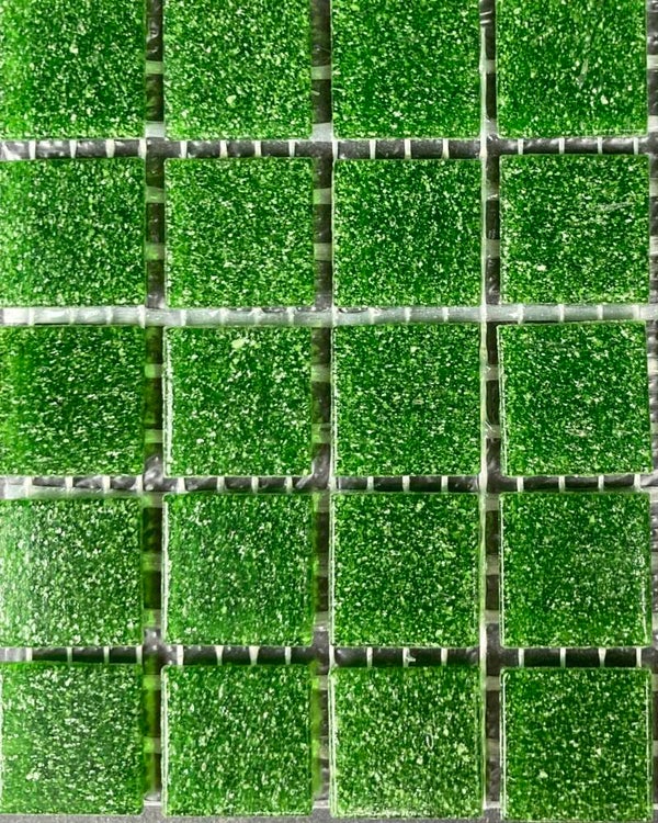 Glas mozaiek Classic 2026 Olive Green 20 x 20 mm  25 stuks