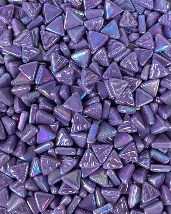 Mini Triangel Parelmoer Magneta 50 gram