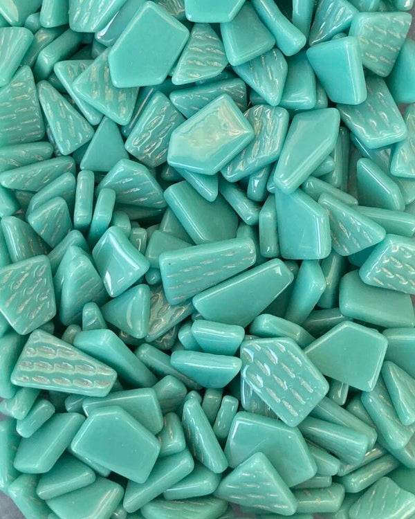 Snippets glasmozaiek Mid Teal 100 gram