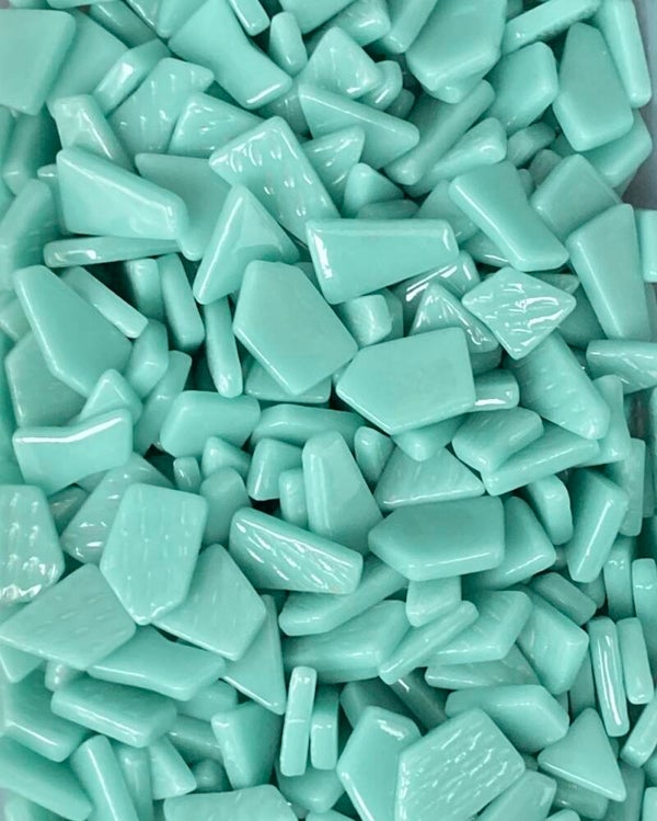 Snippets glasmozaiek Pale Teal 100 gram