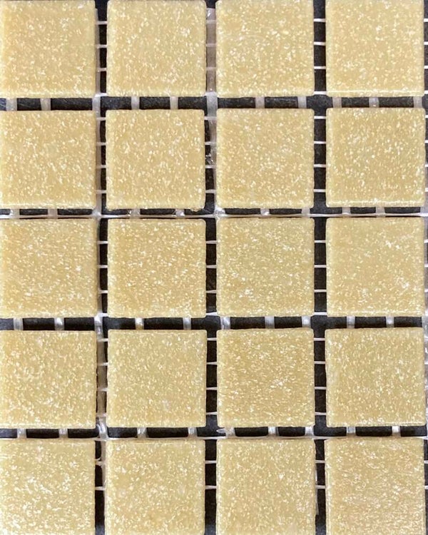 Glas Mozaiek classic 2032 Biscuit 20 x 20 mm 25 stuks