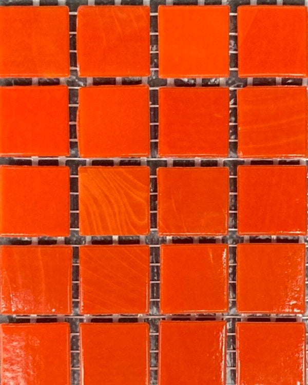 Glas mozaiek Classic 2095 Dark Oranges 20 x 20 mm 25 stuks