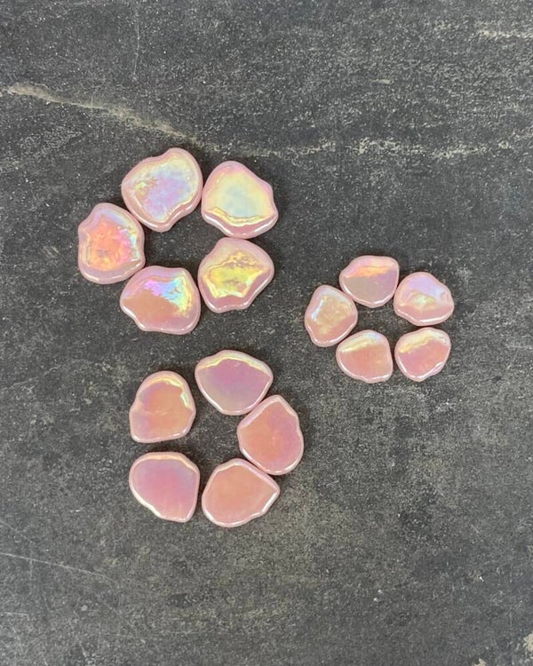 Sakura bloemblaadjes glas variabel Parelmoer Rose Petal 50 gram