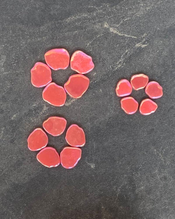 Sakura bloemblaadjes glas variabel Parelmoer Watermelon 50 gram