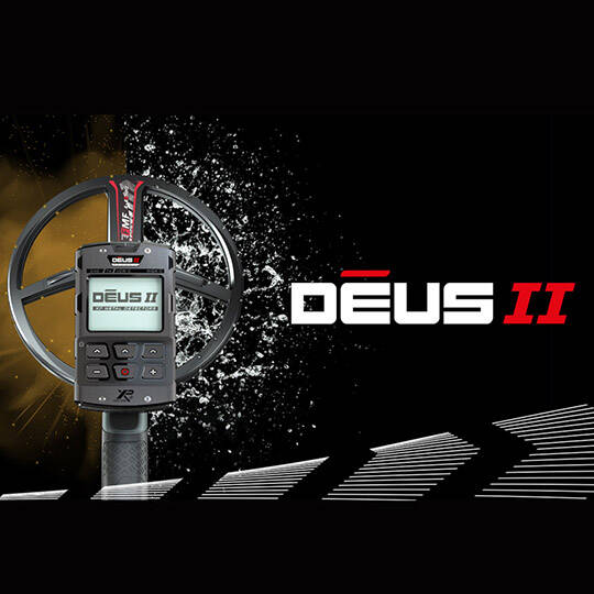 Détecteur de métaux DEUS II avec écran de contrôle et disque de détection