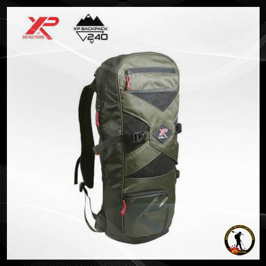Sac à dos XP Backpack 240 pour transporter du matériel de détection de métaux, robuste et spacieux