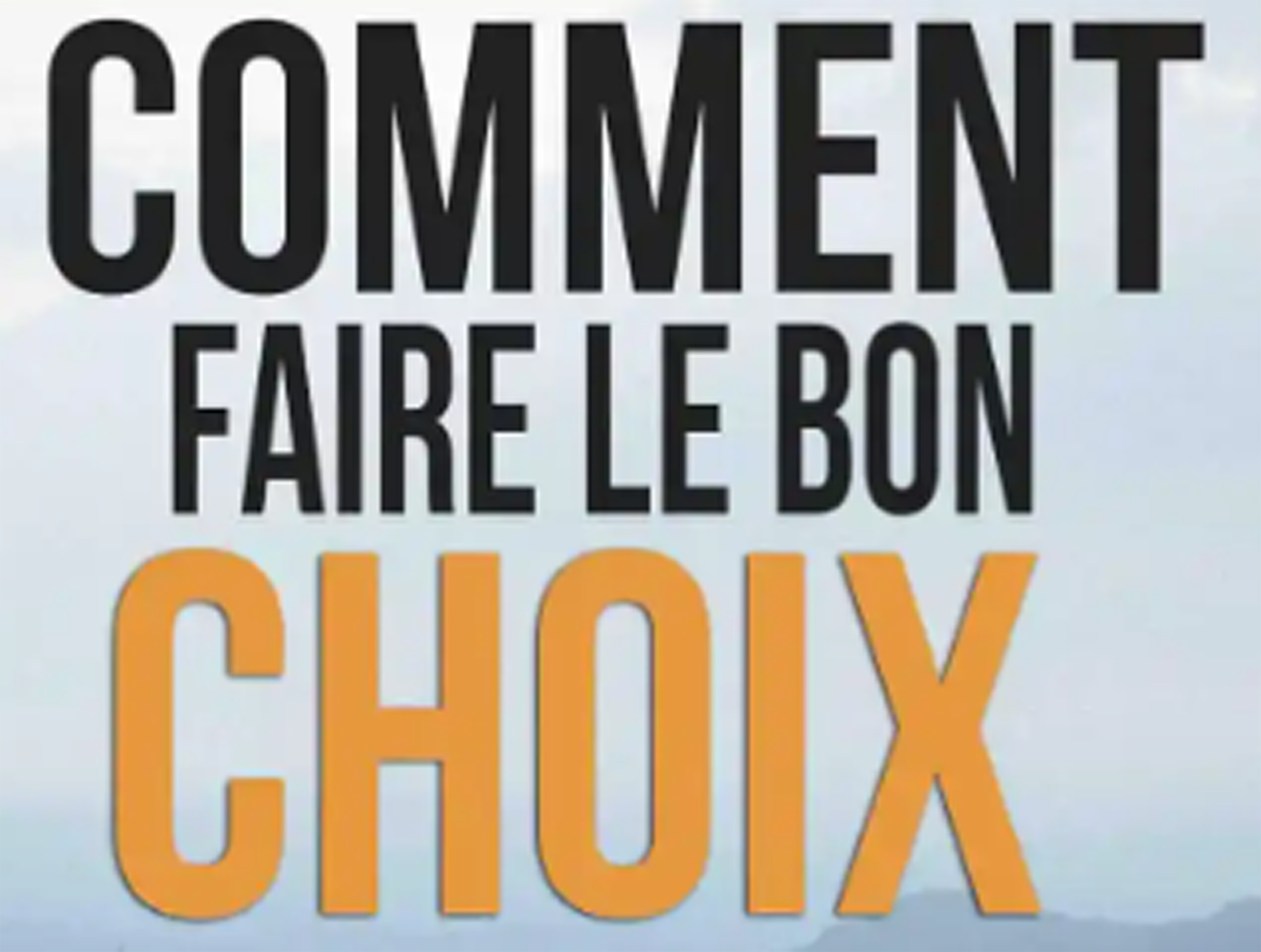 Affiche avec texte 'Comment faire le bon choix' pour guider le choix de détecteurs de métaux