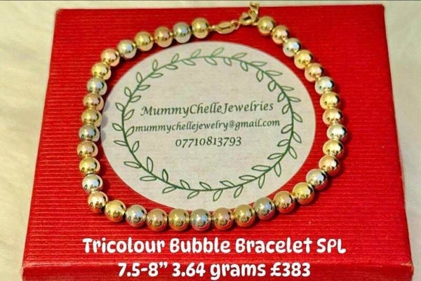 Tricolour Bubble Bracelet