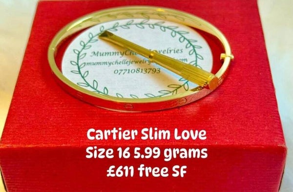 Slim Love Bangle
