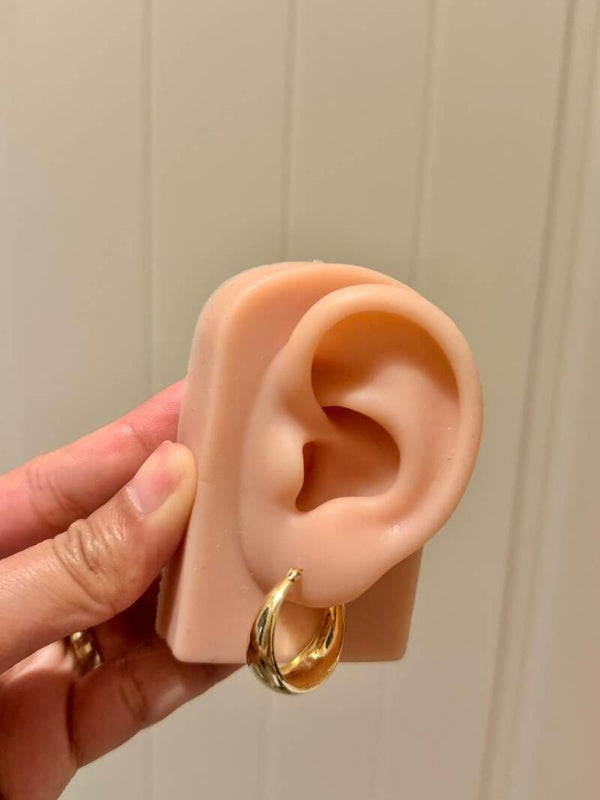 Half Dome Earrings Plain