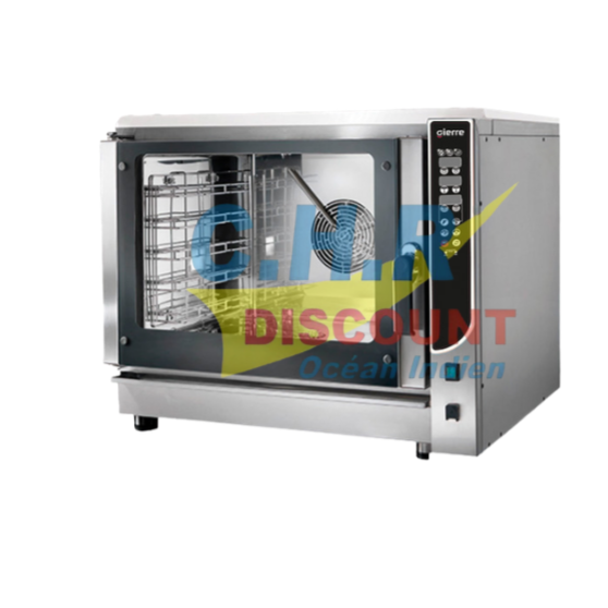 FOUR MIXTE À VAPEUR ÉLECTRIQUE 6X GN 1/1 - 60X4O CM AVEC VAPEUR DIRECTE ET SYSTÈME DE NETTOYAGE