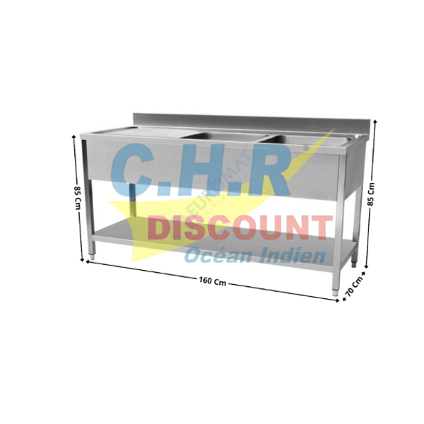 PLONGE ÉVIER – AVEC ÉGOUTTOIR