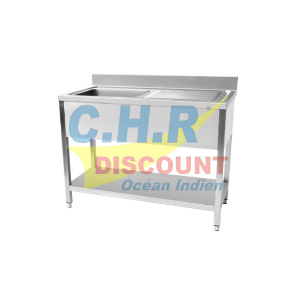 PLONGE EN INOX 2 BACS
