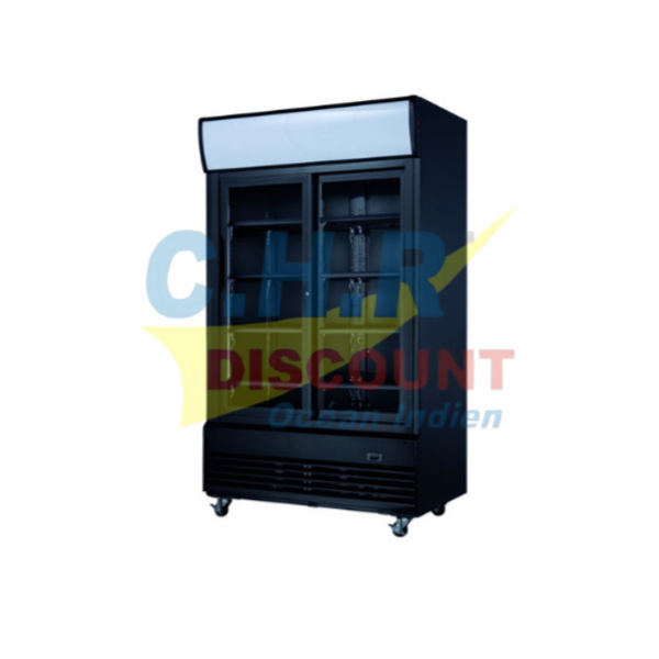 ARMOIRE À BOISSONS - 2 PORTES AVEC. BANDEAU LUMINEUX