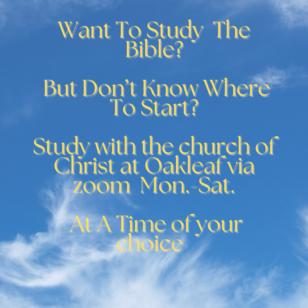 bible-study-oakleaf-church-of-christ